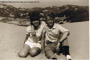 PIERRE GALY ET JEANNINE RIERA BOMO PLAGE 1964